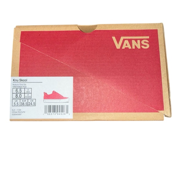 Vans Shoes - Vans Knu Skool (Nubuck Pink)
